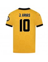 Moške Nogometnih dresov Wolves Jhon Arias #10 Domači 2025-26 Kratki rokavi Moške Nogometnih dresov Wolves Jhon Arias #10 Domači 2025-26 Kratki rokavi